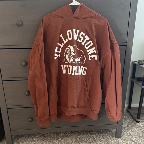 Diamond Cross Ranch Other - Yellowstone Wyoming Brown Hoodie